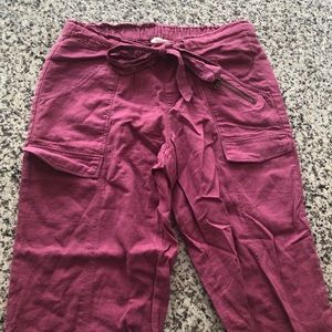 Capri Linen Pants